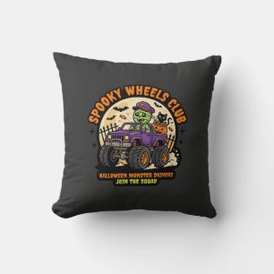 Halloween-Monster-Truck-Nacht Kissen
