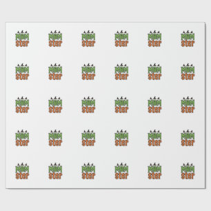 Halloween-Monster Vintage-Mom-Shirt-Design_1 Geschenkpapier