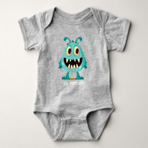Halloween/Monster/Zeichentrick  Baby Strampler