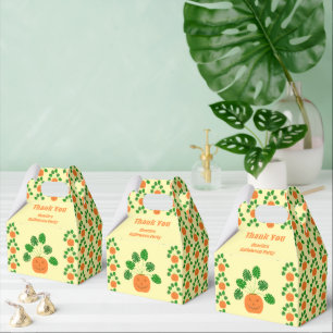 Halloween Monstera Pflanze in Pumpkin Custom Geschenkschachtel