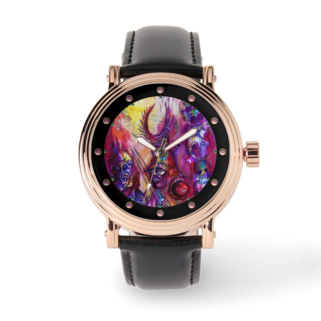 HALLOWEEN MONSTERS / ORK WAR Fantasy Armbanduhr (Vorderseite)