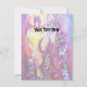 HALLOWEEN MONSTERS / ORK WAR Fantasy Karte