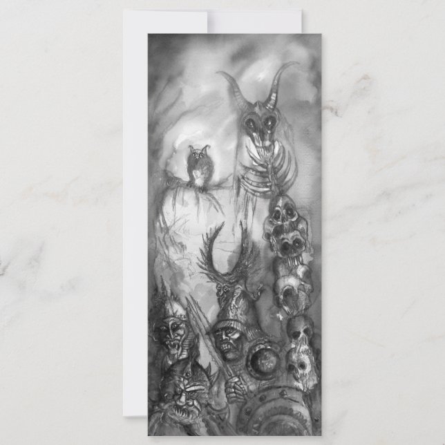 HALLOWEEN MONSTERS / ORK WAR Fantasy Karte (Vorderseite)