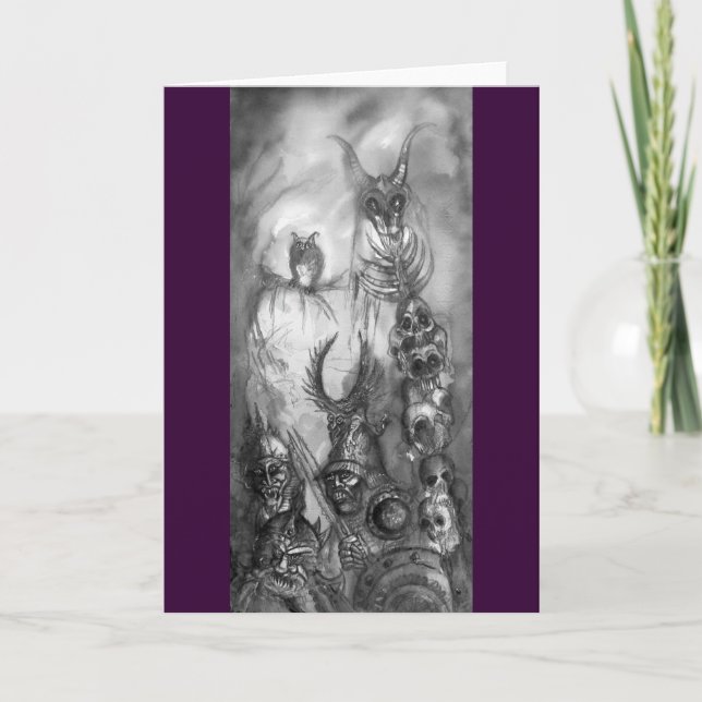 HALLOWEEN MONSTERS / ORK WAR Fantasy Karte (Vorderseite)