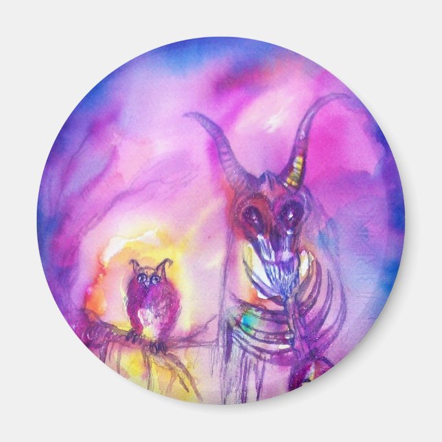 HALLOWEEN MONSTERS / ORK WAR Fantasy Magnet (Vorne)