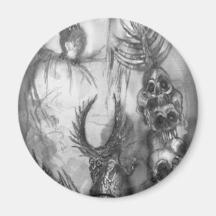 HALLOWEEN MONSTERS / ORK WAR Fantasy Magnet