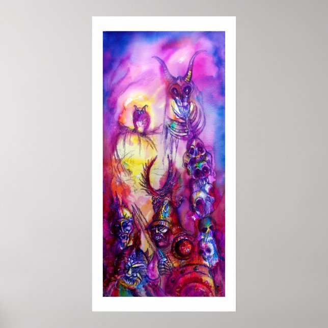 HALLOWEEN MONSTERS / ORK WAR Fantasy Poster (Vorne)