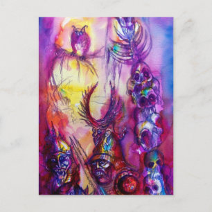 HALLOWEEN MONSTERS / ORK WAR Fantasy Postkarte