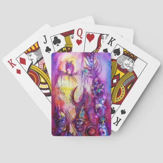 HALLOWEEN MONSTERS / ORK WAR Fantasy Spielkarten (Rückseite)