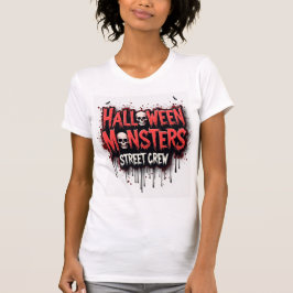 Halloween Monsters Street Crew T - Shirt