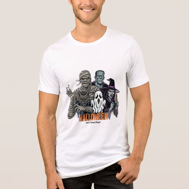 Halloween Monsters Tshirt (Vorderseite)