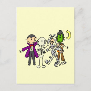 Halloween Monsters Tshirts und Geschenke Postkarte