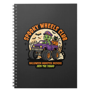 Halloween-Monstertruck-Nacht Notizblock