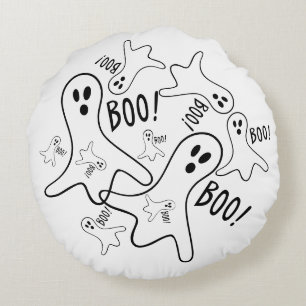 Halloween Moon & Hexen & Ghosts BOO! Kissen