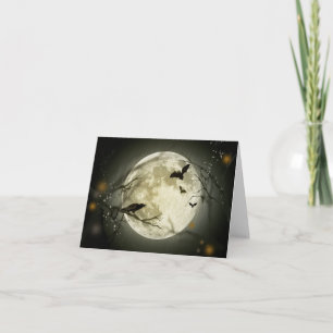 Halloween Moon Karte