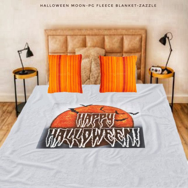 Halloween Moon-PG Fleecedecke (Von Creator hochgeladen)