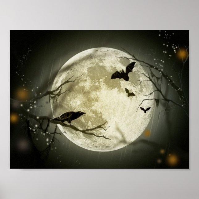 Halloween Moon Poster (Vorne)