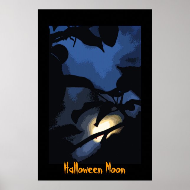 Halloween Moon Poster (Vorne)