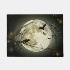 Halloween Moon Spooky Crows Fußmatte
