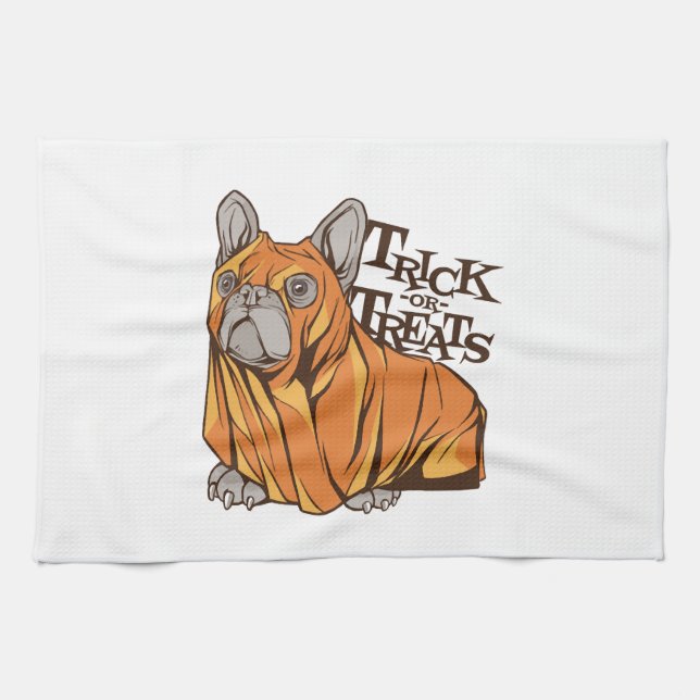 Halloween mops geschirrtuch (Horizontal)
