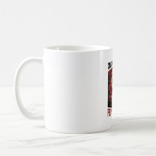 Halloween-Mops-Shirt mit spookigem Friedhof Vintag Kaffeetasse