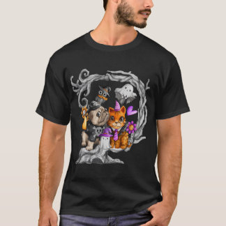 Halloween-Mops T-Shirt
