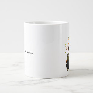 Halloween-Mops-Tasse Jumbo-Tasse
