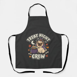 Halloween-Mops-Treat-Nacht Schürze