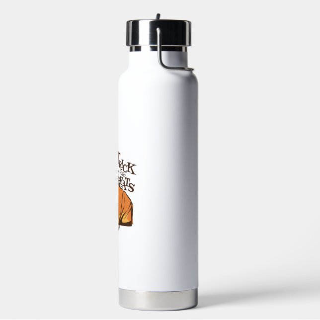 Halloween-Mops Trinkflasche (Links)