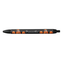 Halloween-Mopshundepersonalisierter Stift