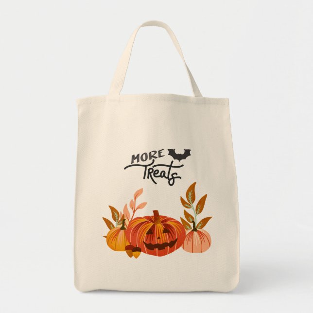Halloween • MORE TREATS Tragetasche Tote Bag (Vorne)