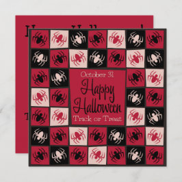 Halloween-Mosaik Einladung