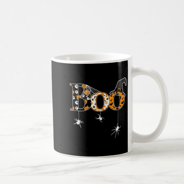 Halloween Motif - Boo  Kaffeetasse (Rechts)