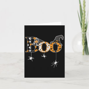 Halloween Motif - Boo Karte
