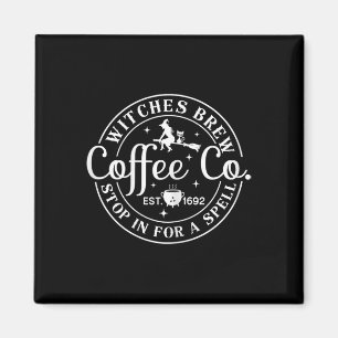 Halloween motif - Hexen Brew-Kaffee und Co Magnet