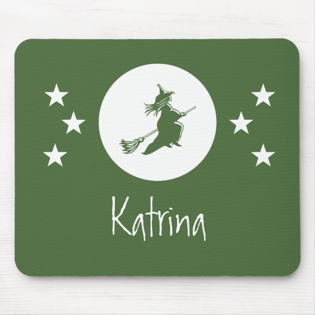 Halloween Mousepad, grün Mousepad (Vorne)