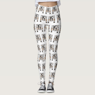 Halloween-Möwe, Fledermäuse, Spinnennetze Leggings