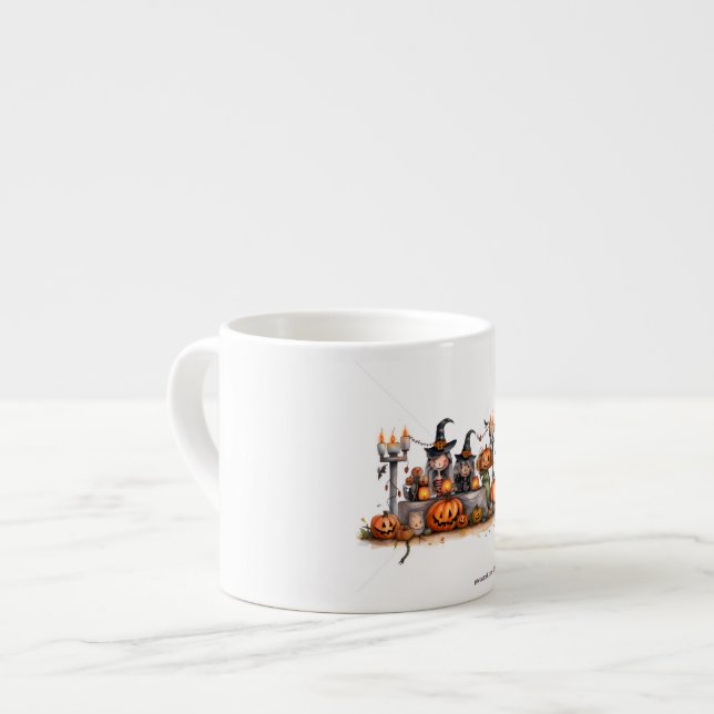 Halloween mug espressotasse (Vorderseite Links)