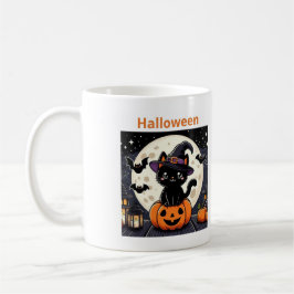 Halloween mugs with a cat theme kaffeetasse