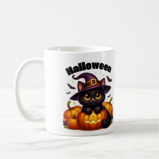 Halloween mugs with a cat theme kaffeetasse