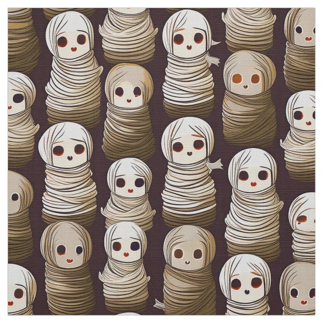 Halloween-Mumien Stoff (Muster)