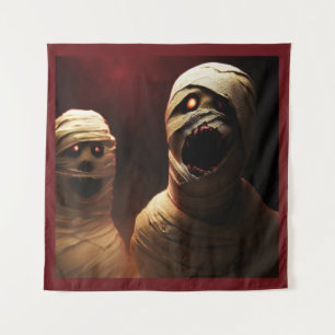 Halloween - Mummies 3 Wandteppich