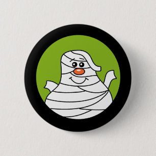 Halloween Mummy Button
