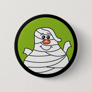 Halloween Mummy Button
