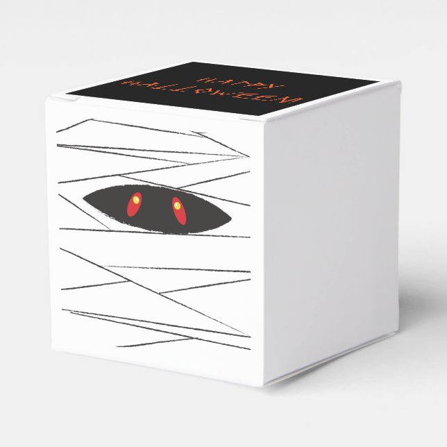 Halloween Mummy Geschenkschachtel (Vorderseite)
