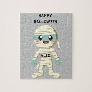 HALLOWEEN "MUMMY" KIDS PUZZLE PERSONALISIERT.