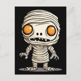Halloween-Mummy-Modell Postkarte
