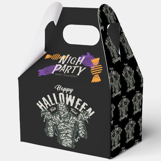 Halloween Mummy Night Party Candy Box Geschenkschachtel (Vorderseite)