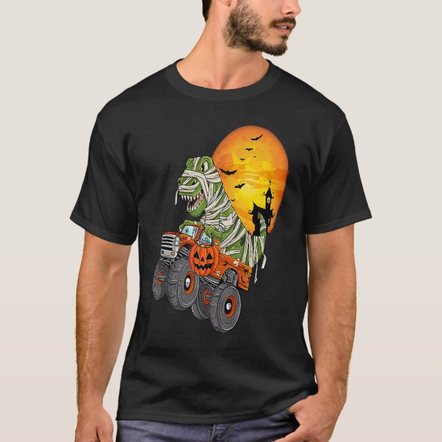 Halloween Mummy Rex Monster Truck  1 T-Shirt (Vorderseite)