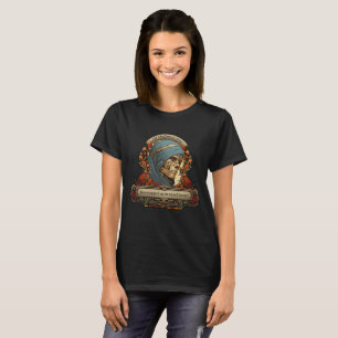 Halloween Mummy Skeleton Funny Zitat Personalisier T-Shirt
